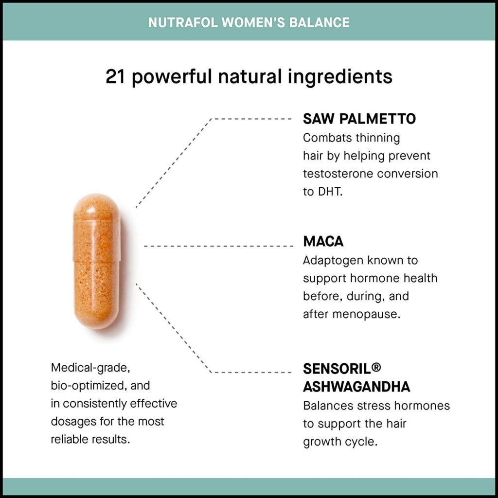 Image of the Nutrafol 3 Pack Women’s Balance Bottle